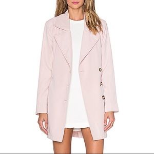 🌸 Jack by BB Dakota Monroe Pink Trench Coat